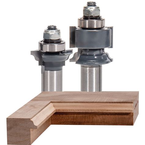 Mlcs Rail And Stile Router Bits For Glass Cabinet Doors Ogee