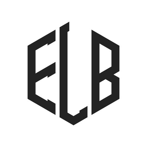 elb unique letter logo  vectors psds