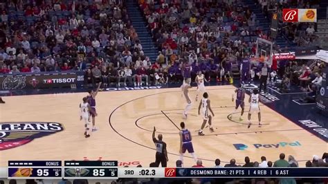 [Highlight] Devin Booker hits a long three as the 3rd quarter expires ...