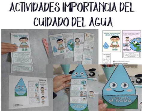 Infantil Cartel Del Cuidado Del Agua Los Materiales Educativos