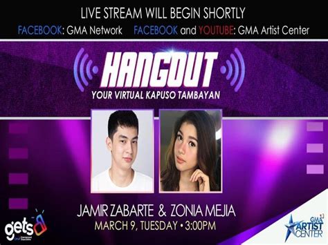 Hangout Meet Kapuso Rising Stars Jamir Zabarte Zonia Mejia Live