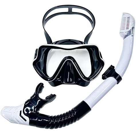 M Scara De Mergulho Profissional E Snorkel Set Saia De Silicone