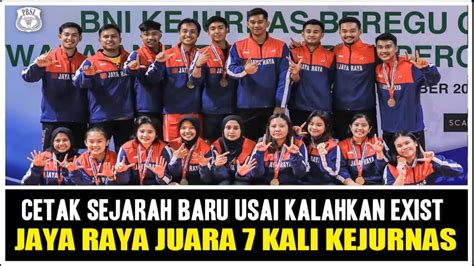 PB JAYA RAYA CETAK SEJARAH BARU JUARA KEJURNAS 7 KALI USAI KANDASKAN