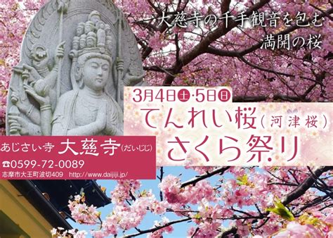 大慈寺のさくら祭り 志摩市観光協会 イベント