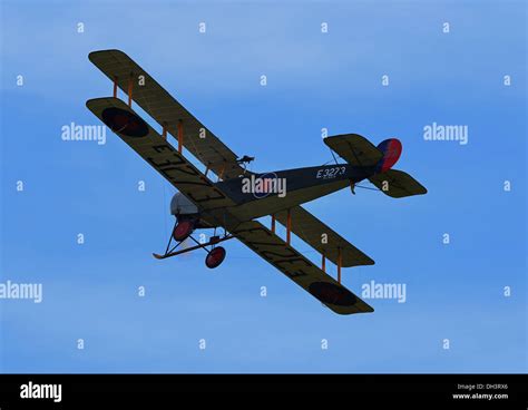 Raf Avro K Biplane From The Shuttleworth Collection Flying At