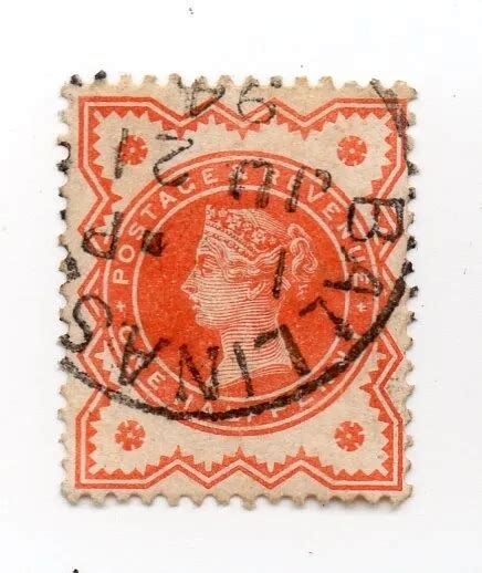 TIMBRE GRANDE BRETAGNE 1887 Timbre Reine Victoria 1 2 Penny