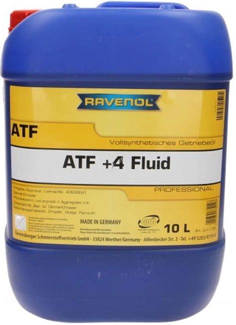 Olej przekładniowy Ravenol Olej Atf Skrzynia Automatyczna Atf 4 Fluid