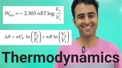 Thermodynamics Quick Revision Of Formulas Youtube