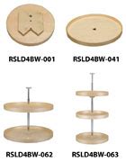 Rev A Shelf Ld Bw Lazy Daisy Series Wood Full Circle