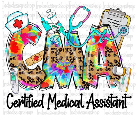 Cma Png Certified Medical Assistant Png Sublimation Design Etsy Certified Medical Assistant