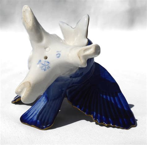 Proantic Oiseau Branch En Porcelaine Allemande Karl Ens Guepier