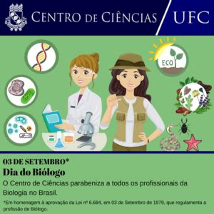 Dia do Biólogo e 50 anos do Curso de Ciências Biológicas da UFC