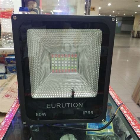 Promo LAMPU SOROT LED RGB 50W MERK EURUTION Diskon 23 Di Seller Indah