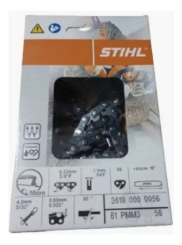 Cadena Stihl Pmm Pulgadas Para Motosierra Ms Env O Gratis