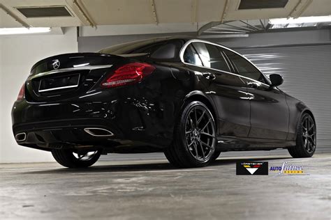 Mercedes Benz C Class Black Rims