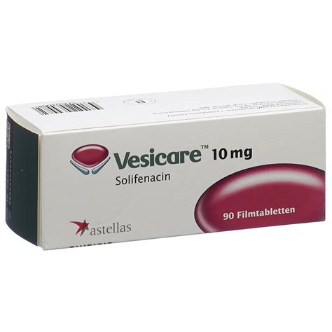 Vesicare Filmtabl 10 Mg Blist 90 Stk Online Bestellen