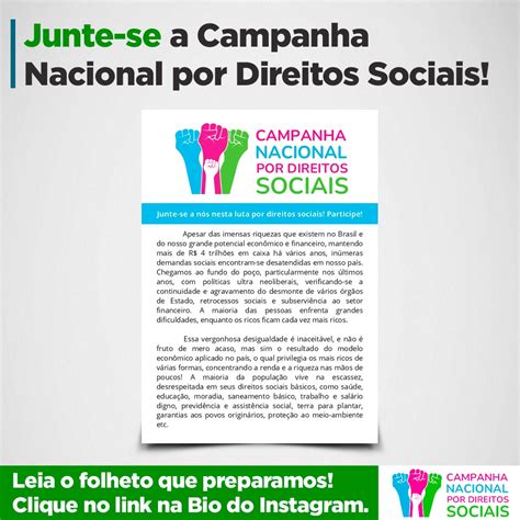 Participe Da Campanha Nacional Por Direitos Sociais Auditoria Cidad