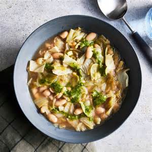Cabbage & White Bean Soup