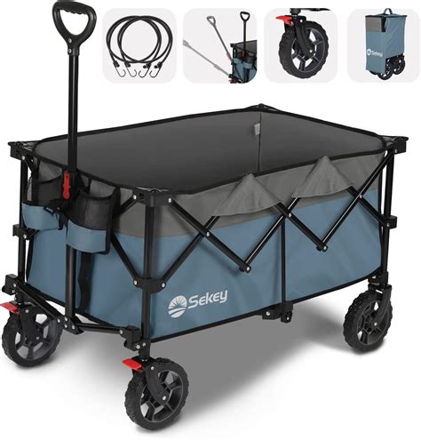 Sekey 200l Folding Festival Trolley With All Terrain Wheels And Brake