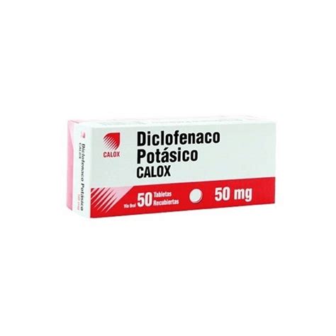 Calox Diclofenaco Potasico 50 Mg X 50