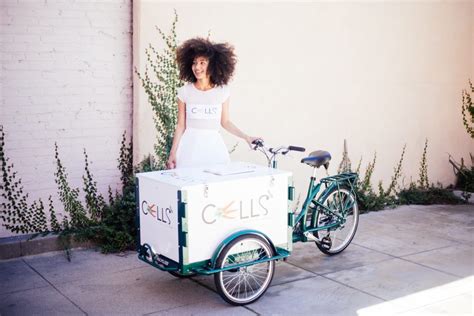 Food Bike Business Pedal Powered Food Vending Carts