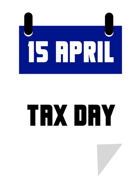 15 April Tax Day Calendar Png Transparent Photo Pngmark