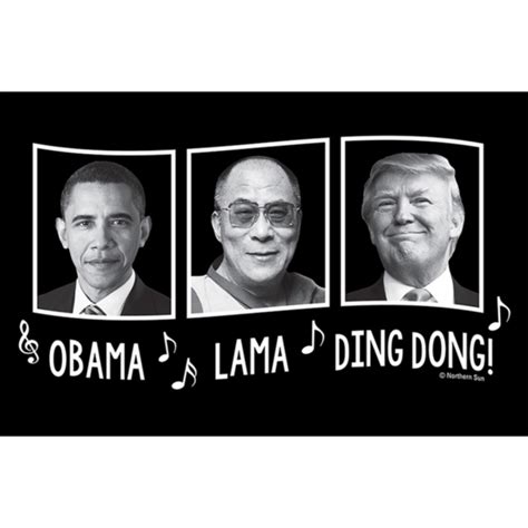 Obama Lama Ding Dong Magnet