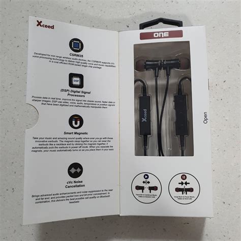 New Xceed One Bluetooth Earphones Audio Earphones On Carousell