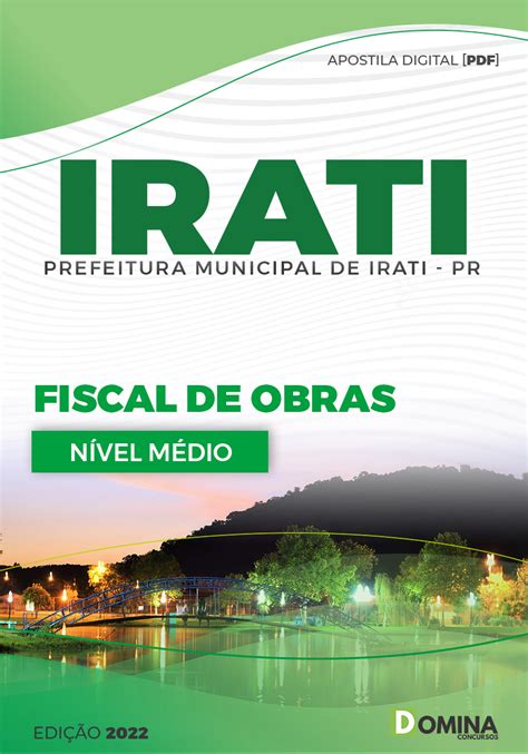 Apostila Digital Concurso Pref Irati Pr Fiscal Obra