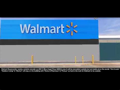 Walmart Supercenter Will Need A Remodel On S Blue Angel Pkwy