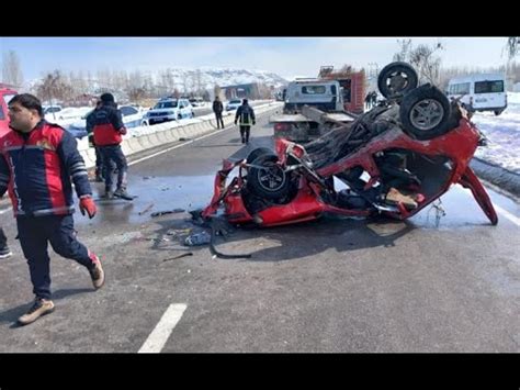 Van Da S R C Direksiyon Hakimiyetini Kaybetti Otomobil Takla Att