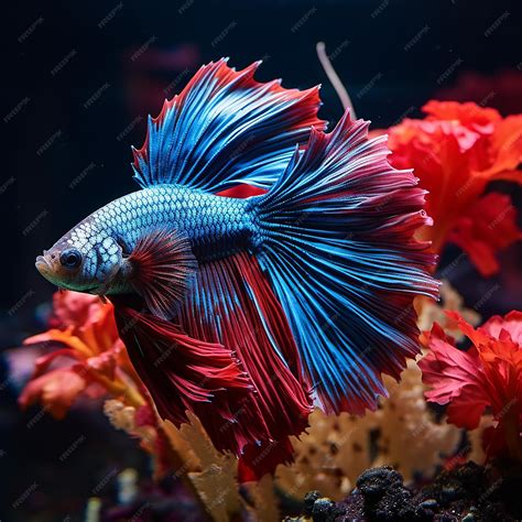 Premium Photo | Beautiful betta fish in aquarium