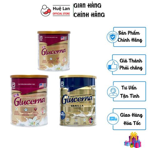 Sữa Bột Abbott Glucerna Hương Vani 400g 850g Glucerna Úc Vanilla