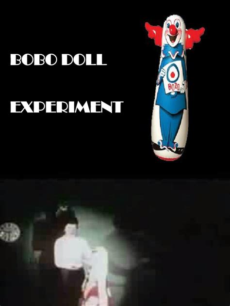 Bobo doll experiment | Aggression | Imitation