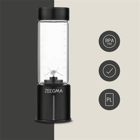 Mini Blender Portabil Electric Zeegma Vitamine Go Plus Usb C W