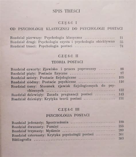 Włodzimierz Szewczuk Teoria postaci i psychologia postaci analiza i