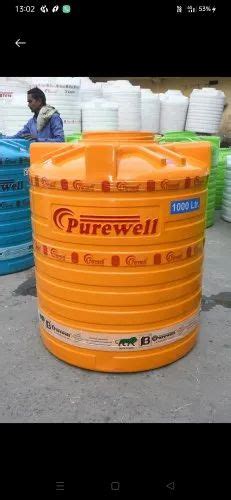 Embossed Purewell Water Storage Tank 1000 L At Rs 6000 Piece In