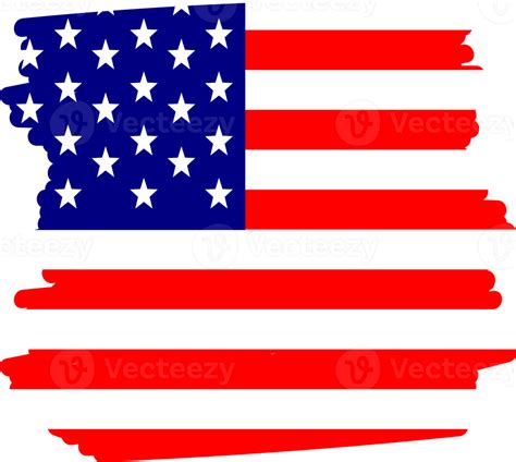 American flag design 11809616 PNG