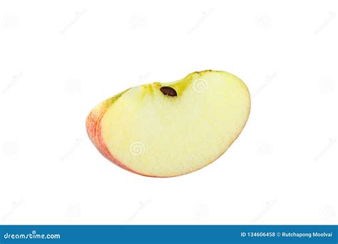 Sliced Apple Isolated On White Background Stock Photo Image Of Fresh