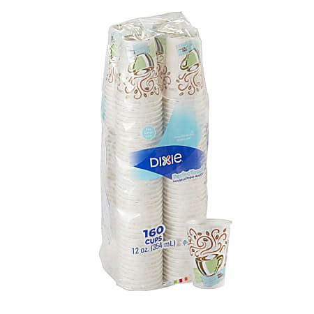 Dixie PerfecTouch Insulated Paper Hot Cup 12 Oz Multicolor Pack Of 960 Office Depot