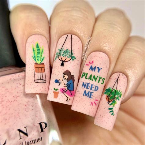 32 Plant Nail Art Designs For All Plant Lovers The Beauty Pursuit