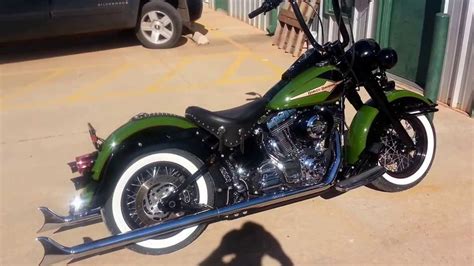 Harley Davidson Heritage Softail 1930s Retro Paint Samson Cholo Fish