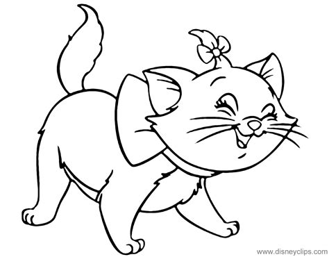 Disney Marie Coloring Pages For Girls Coloring Pages