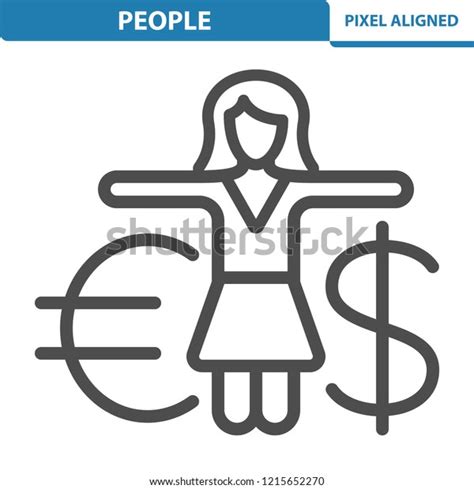 People Icon Professional Pixel Perfect Icon Stock Vector Royalty Free 1215652270