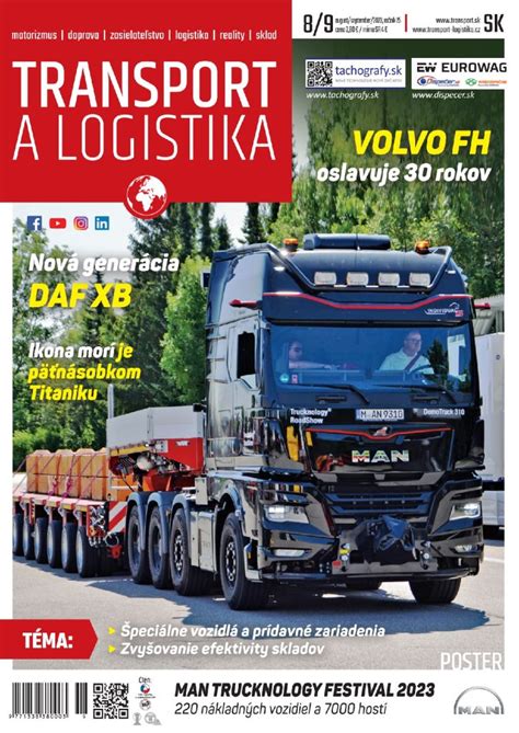 Magazín TRANSPORT a LOGISTIKA č 8 9 2023 Transport sk