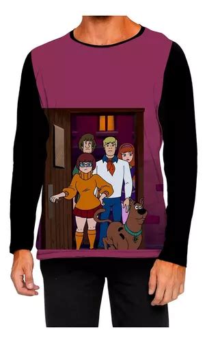 Camiseta Manga Comprida Scooby Doo Velma Fred Daphine Parcelamento