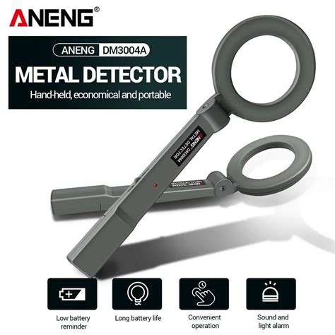 Metal Detector DM3004A Portable Handheld Metal Pinpointer Tracker High