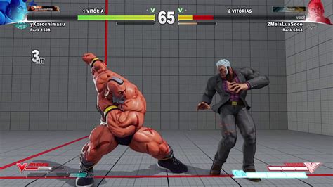 Street Fighter V Zangief Vs Urien Seimo Youtube