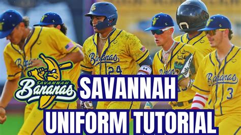 Mlb The Show 23 Savannah Bananas Uniform Tutorial Youtube