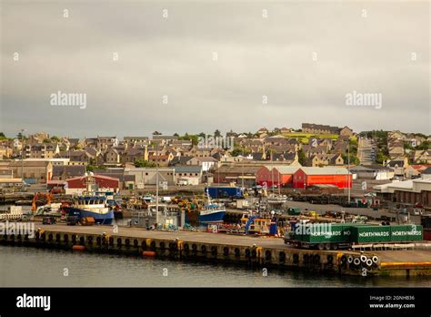 The Port Of Lerwick Shetland Islands Scotland Uk Stock Photo Alamy